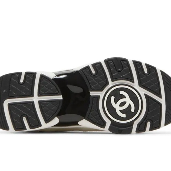 CHANEL White and Black Athletic Shoes - Picture 3 of 3